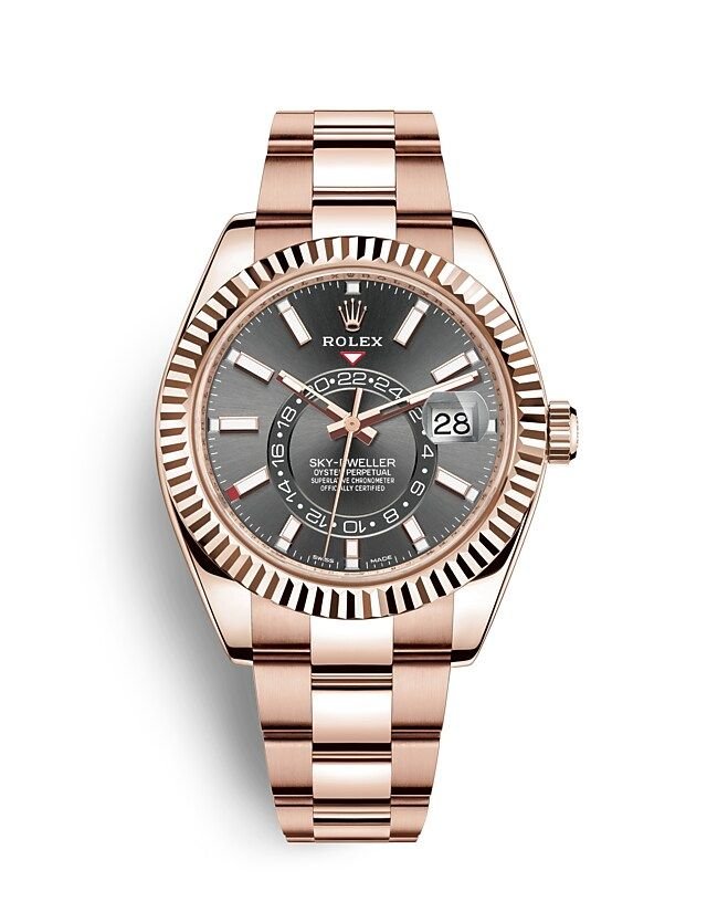 Rolex SKY-DWELLER Oyster, 42 mm, Everose gold
