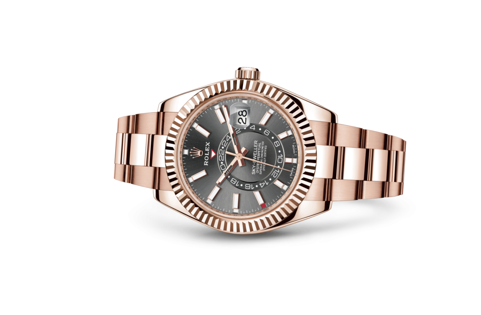 Rolex SKY-DWELLER Oyster, 42 mm, Everose gold - Image 3