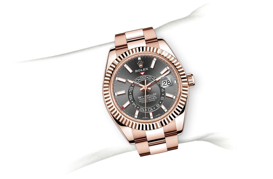 Rolex SKY-DWELLER Oyster, 42 mm, Everose gold - Image 6