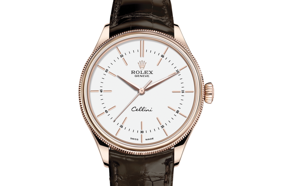 Rolex CELLINI TIME 39 mm, 18 kt Everose gold, polished finish - Image 2