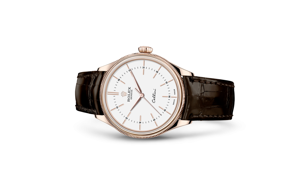 Rolex CELLINI TIME 39 mm, 18 kt Everose gold, polished finish - Image 3