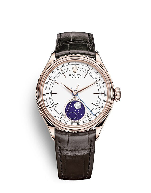 Rolex CELLINI MOONPHASE 39 mm, 18 kt Everose gold, polished finish