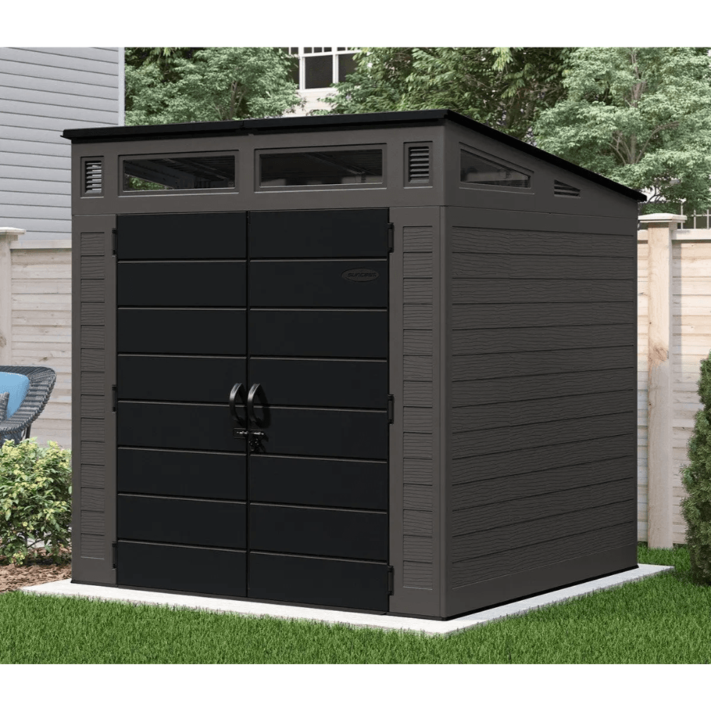 Suncast 7′ x 7′ BMS7780 Modernist Storage Shed - Image 2