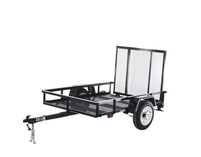 Carry-On Trailer 4′ x 7′ Mesh Floor Utility Trailer with Gate