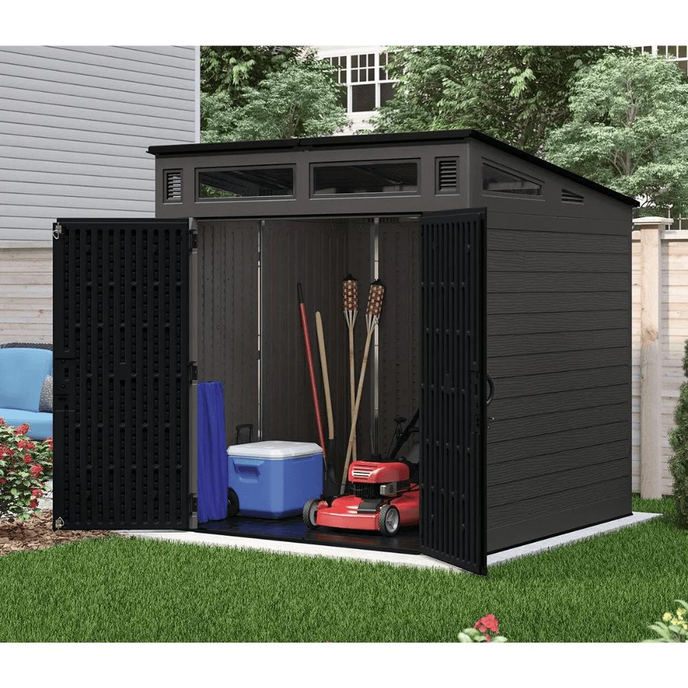 Suncast 7′ x 7′ BMS7780 Modernist Storage Shed - Image 3