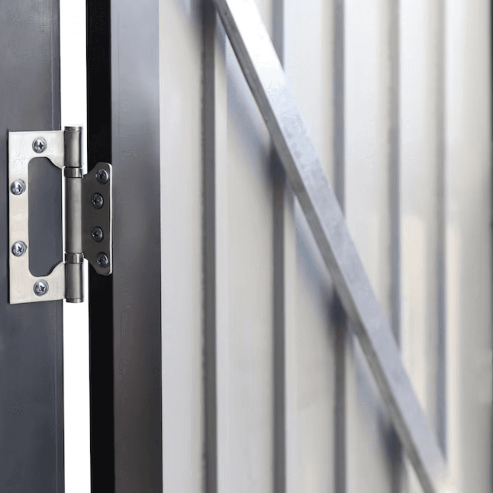 10 ft. W x 12 ft. D Outdoor Metal Storage Shed in Gray (120 sq. ft.) - Image 5