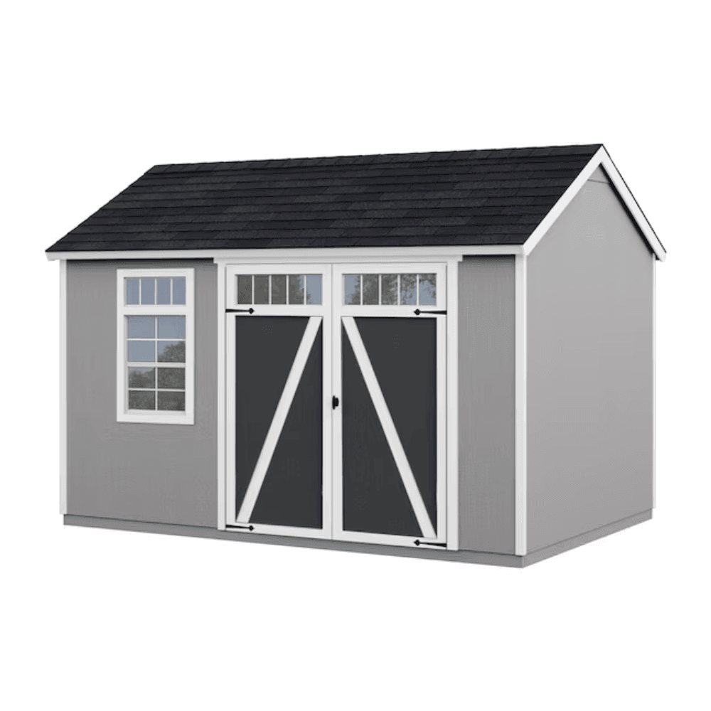 Heartland Coronado 12-ft x 8-ft Gable Style Wood Outdoor Storage Shed with Windows