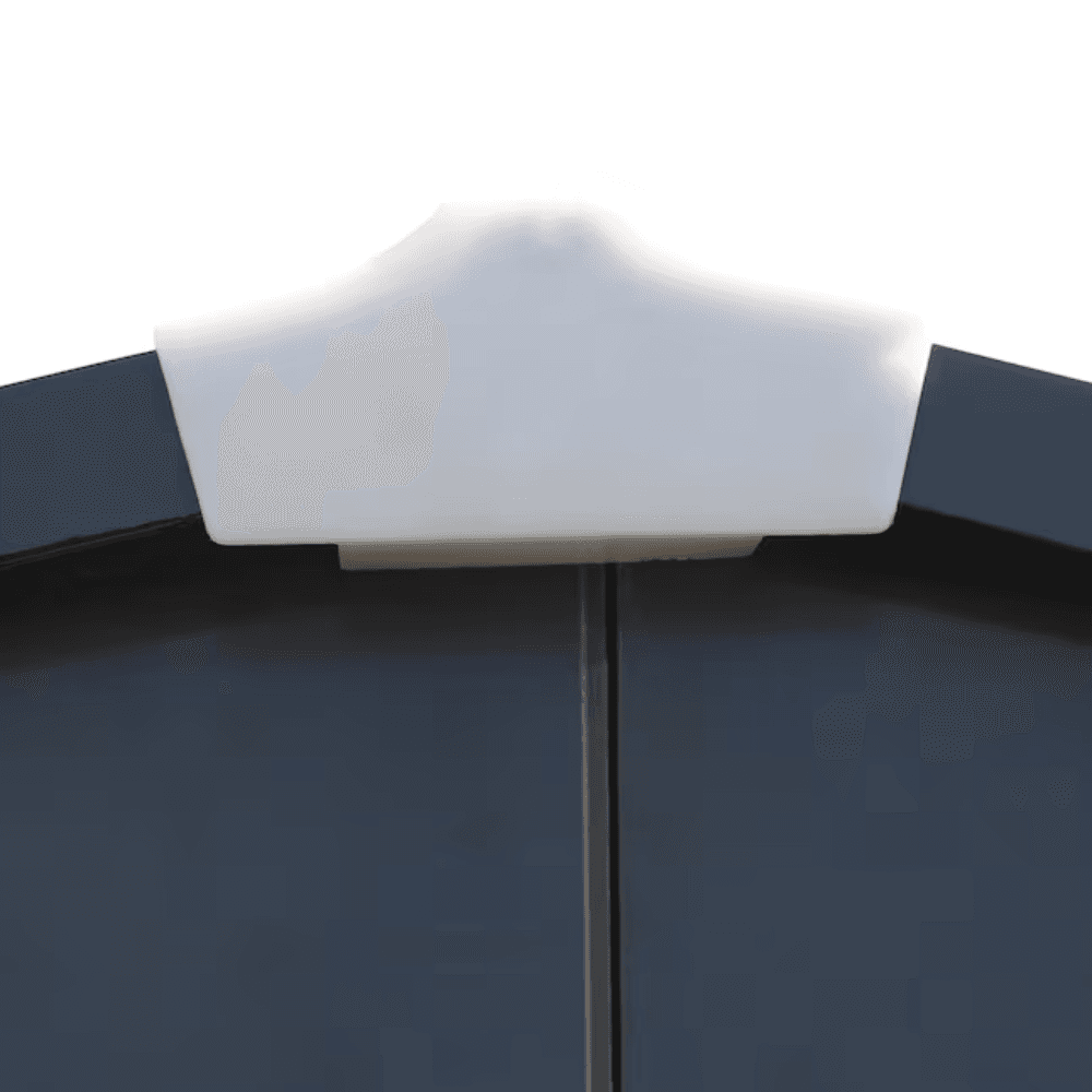 10 ft. W x 12 ft. D Outdoor Metal Storage Shed in Gray (120 sq. ft.) - Image 6