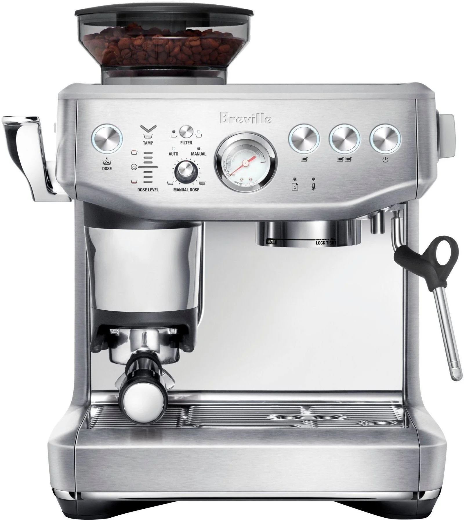 Breville – the Barista Express Impress Espresso Machine – Brushed Stainless Steel
