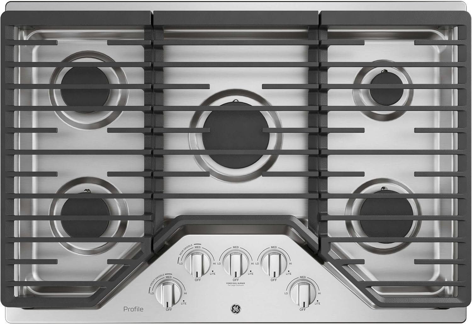GE Profile PGP7030SLSS 30″ Built-in Gas Cooktop