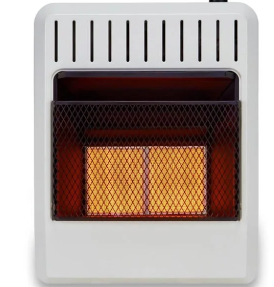 Avenger Reconditioned Dual Fuel Ventless Infrared Gas Space Heater – 20,000 BTU, T-Stat – Model# FDT2IRA-R