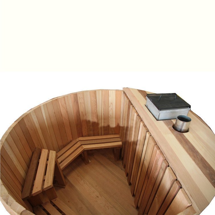 Anyi 0 Volt 2 – Person Cylinder Wood Fired Hot Tub - Image 3