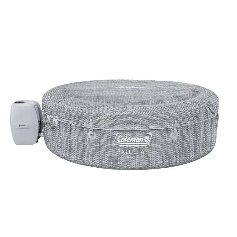 Bestway Coleman Sicily Airjet Inflatable Hot Tub With Energysense Cover, Grey