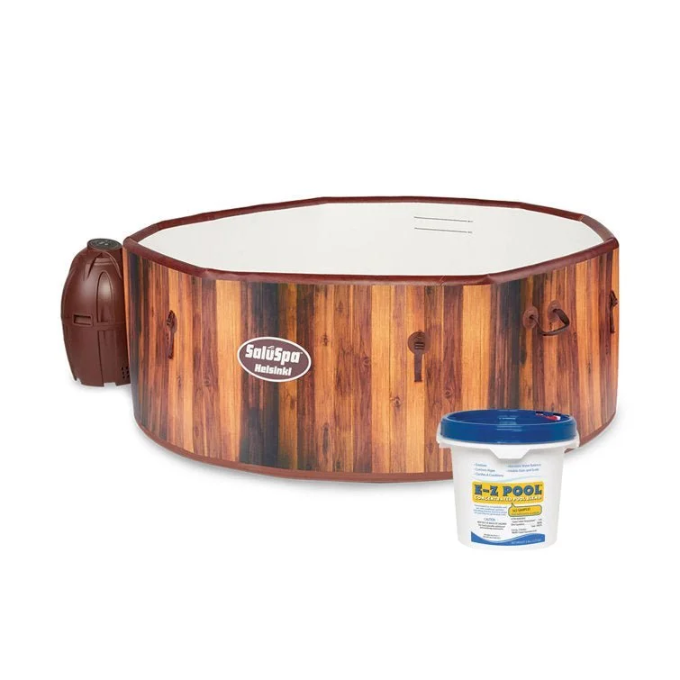 Bestway SaluSpa Helsinki 7 Person Inflatable Hot Tub Spa w/ Algaecide Treatment - Image 7