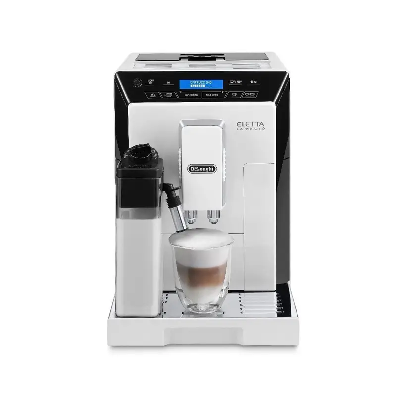 DeLonghi Eletta Cappuccino Super Automatic Espresso Machine (ECAM44660W / White)