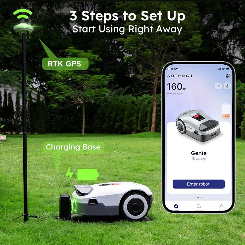 ANTHBOT Genie 3000: AI Robot Lawn Mower No Wire - Image 10