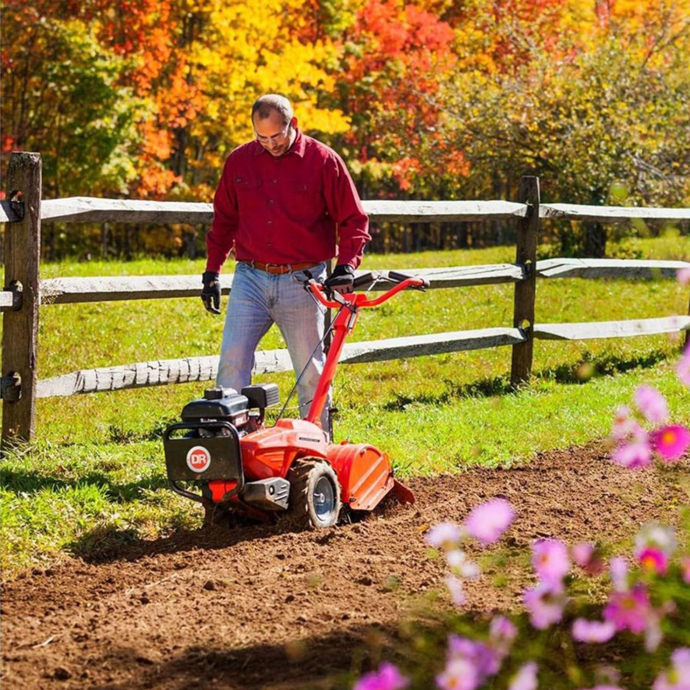 Safford Equipment DR Rear Tine Rototiller #TW19118BMN - Image 4