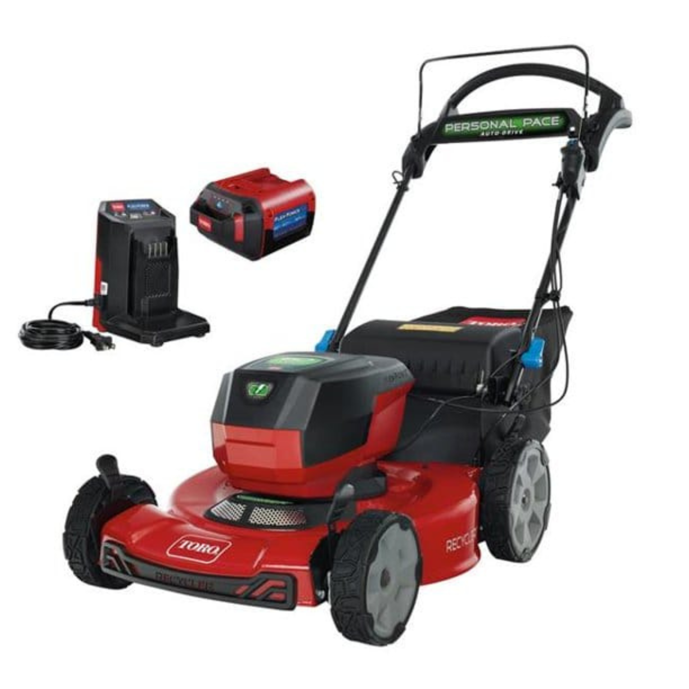Flex-Force 60V Cordless 2-Tool Combo Kit 22 in. Recycler Walk Behind Lawn Mower