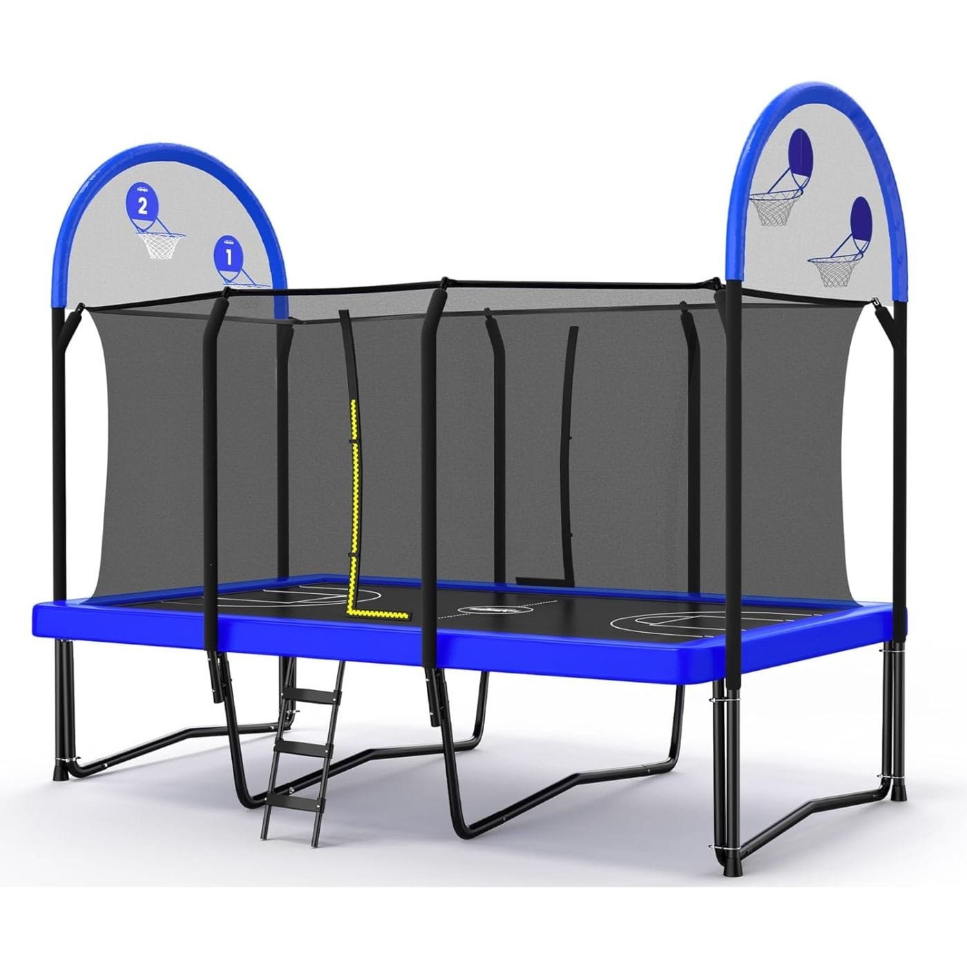Zupapa 1500LBS Weight Capacity Rectangle Trampoline 10x17FT 9X15FT 8X14FT