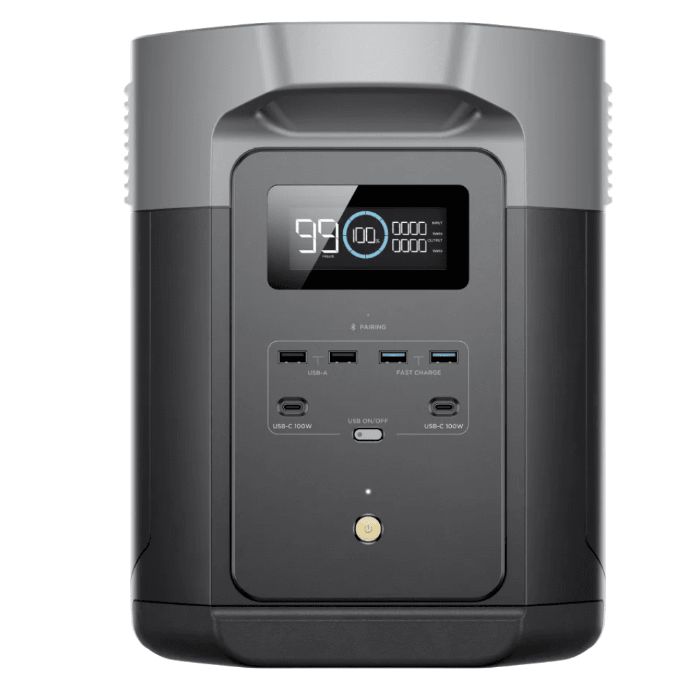 EcoFlow DELTA 2 Max 1900Wh Solar Generator for Home and Outdoor