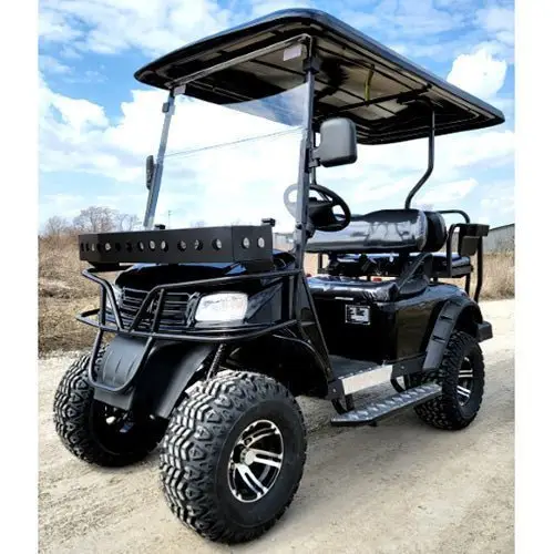 Brand New 48v Electric Golf Cart Lifted & Loaded eMACHINE 2023 – Black