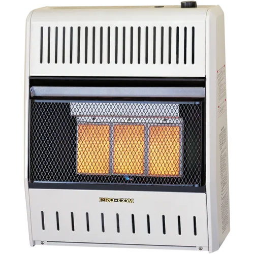 ProCom Reconditioned Dual Fuel Ventless Infrared Heater – 20,000 BTU, T-Stat Control – Model# MD3TPA-R