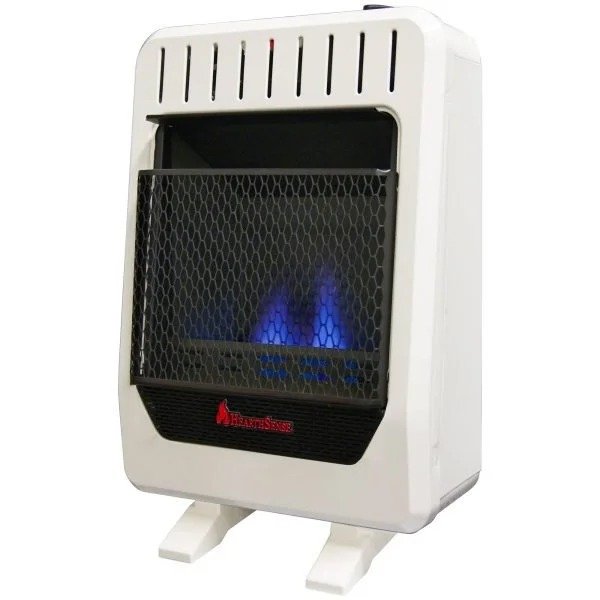 Factory Reconditioned Blue Flame Gas Heater – 10,000 BTU, Dual Fuel – Model# BF10M-B-R