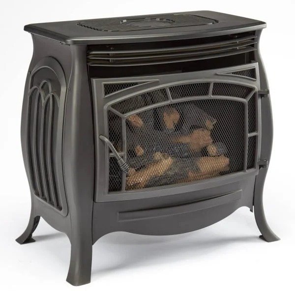 Duluth Forge Dual Fuel Ventless Gas Stove – 26,000 BTU, Remote Control, Matte Black Finish - Image 8
