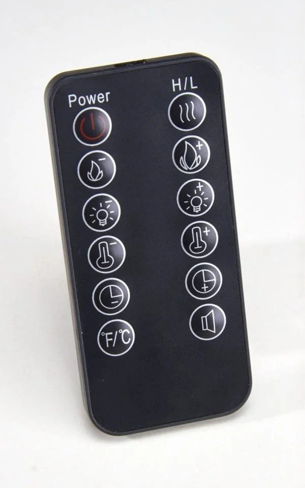 Duluth Forge Full Size Electric Fireplace – Remote Control, Apple Spice Finish – Model# EL1350-4-AS - Image 7