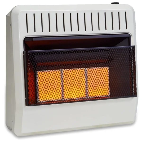 Avenger Reconditioned Dual Fuel Ventless Infrared Gas Space Heater – 30,000 BTU, T-Stat Control – Model# FDT3IRA-R