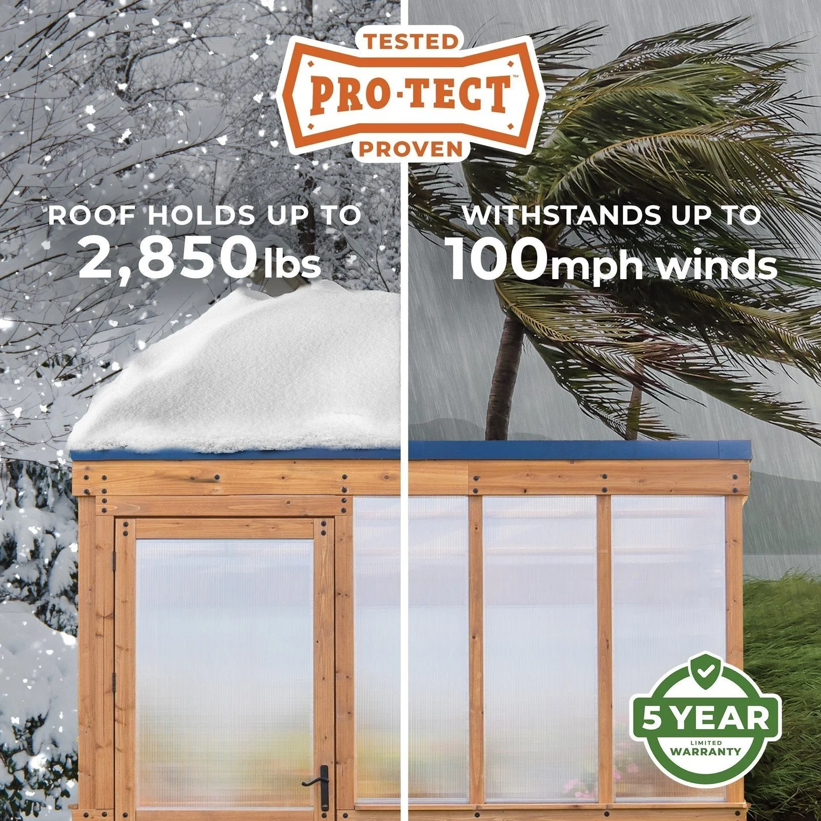 9×6 Willow Greenhouse - Image 2