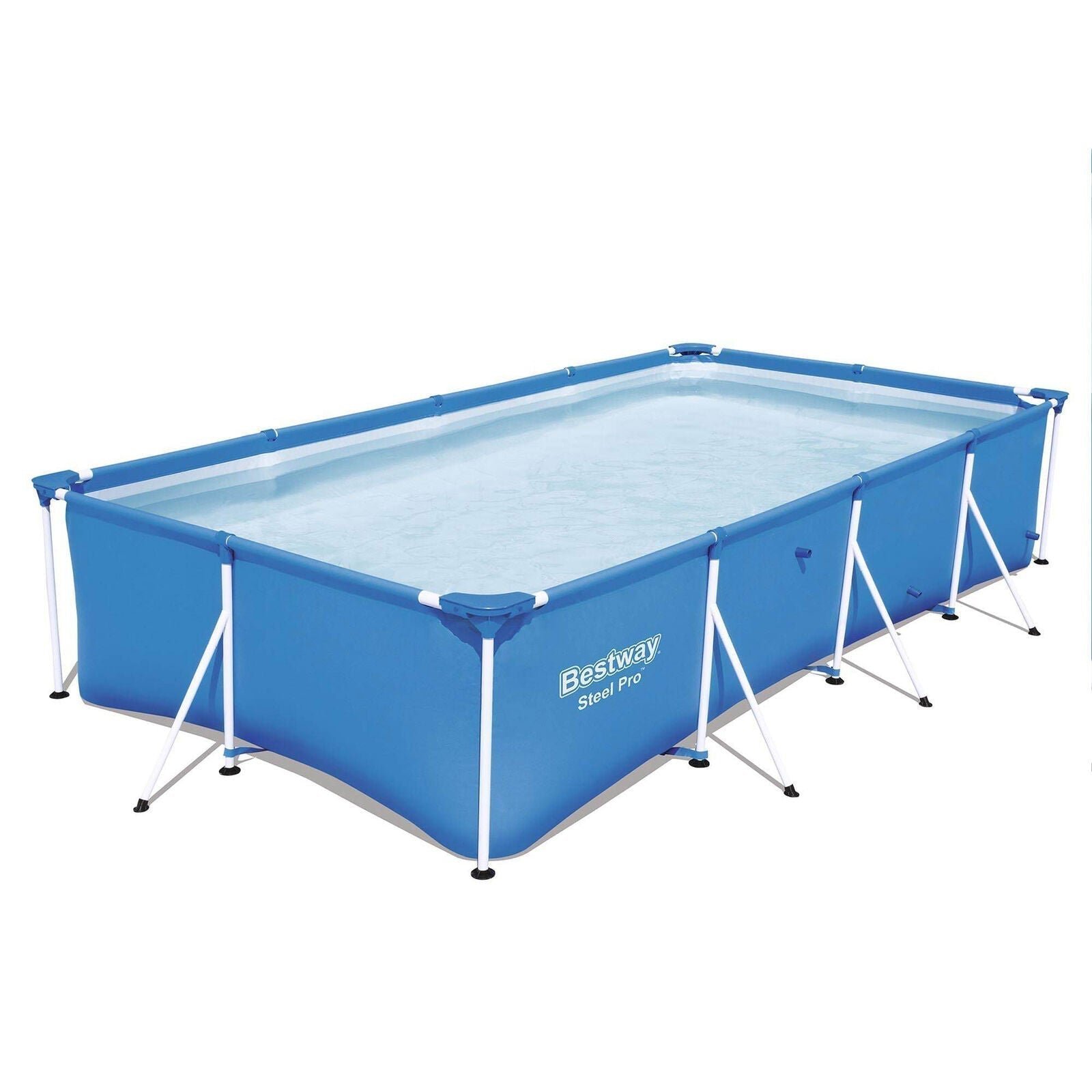 Bestway Steel Pro 13′ x 7′ x 32″ Rectangular Above Ground Outdoor Swimming Pool - Image 4