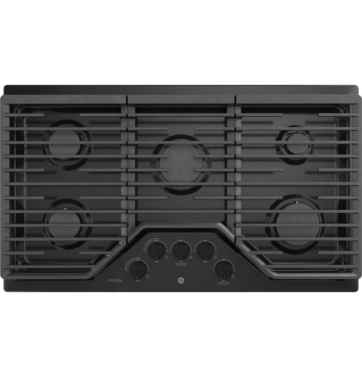 GE Profile Series 36″ Built-In Gas Cooktop PGP7036DLBB