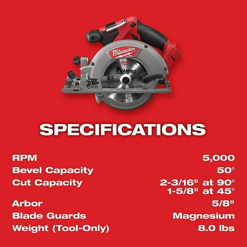 MILWAUKEE Cordless Tool Combination Kit: 7 Tools, 18 V DC Volt, Battery Included, M18 FUEL™, M18™ - Image 2