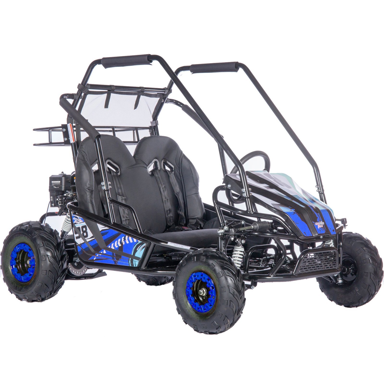 MotoTec Mud Monster XL 212cc 2 Seat Full Suspension Go Kart