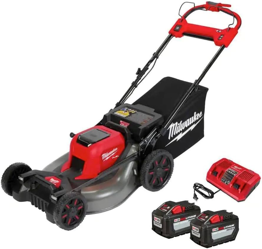 Milwaukee 2823-20 M18 Fuel Self-Propelled Dual Battery 21-in Walk Behind Mower - Image 3