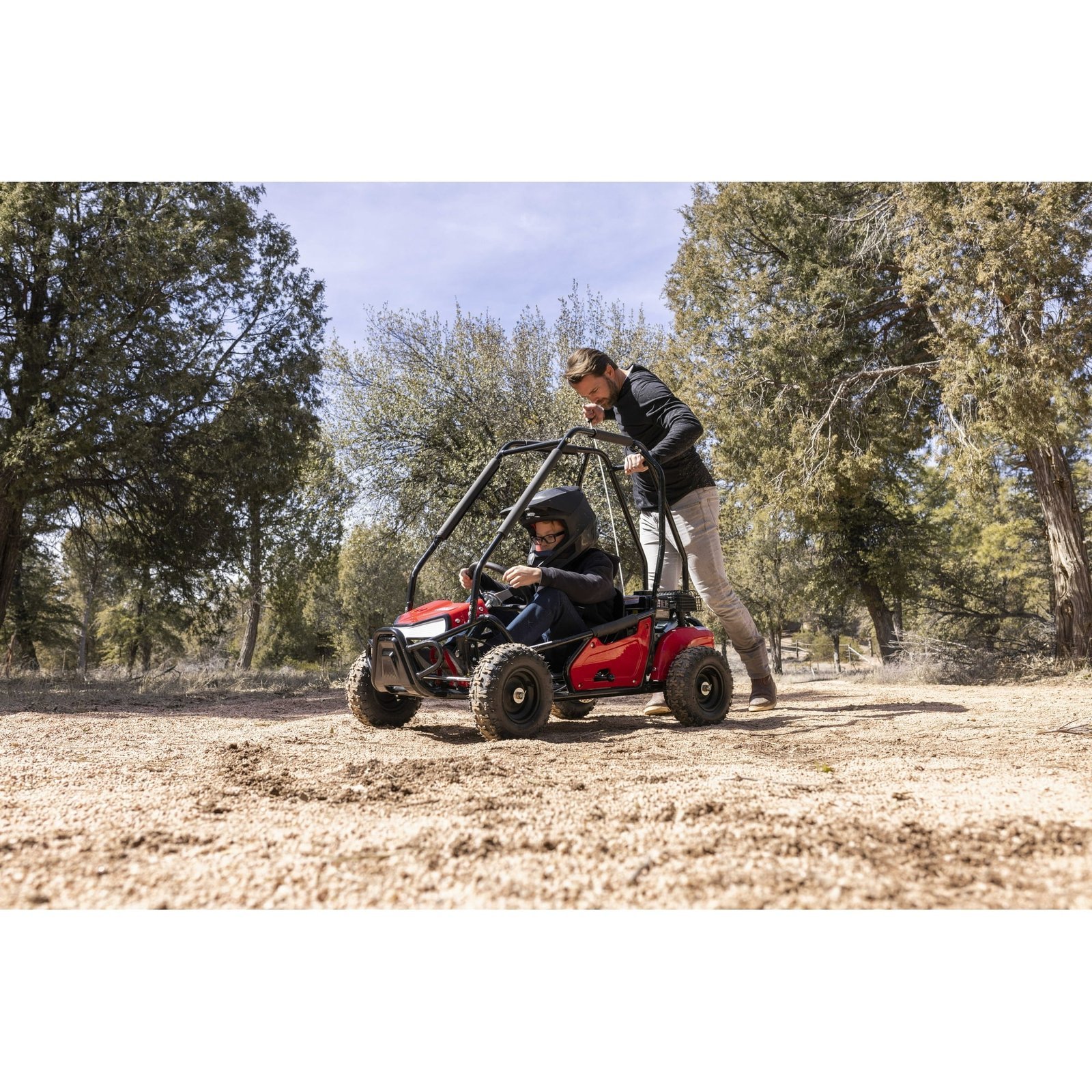 Coleman Powersports GK100 One-Seater Go Kart - Image 5