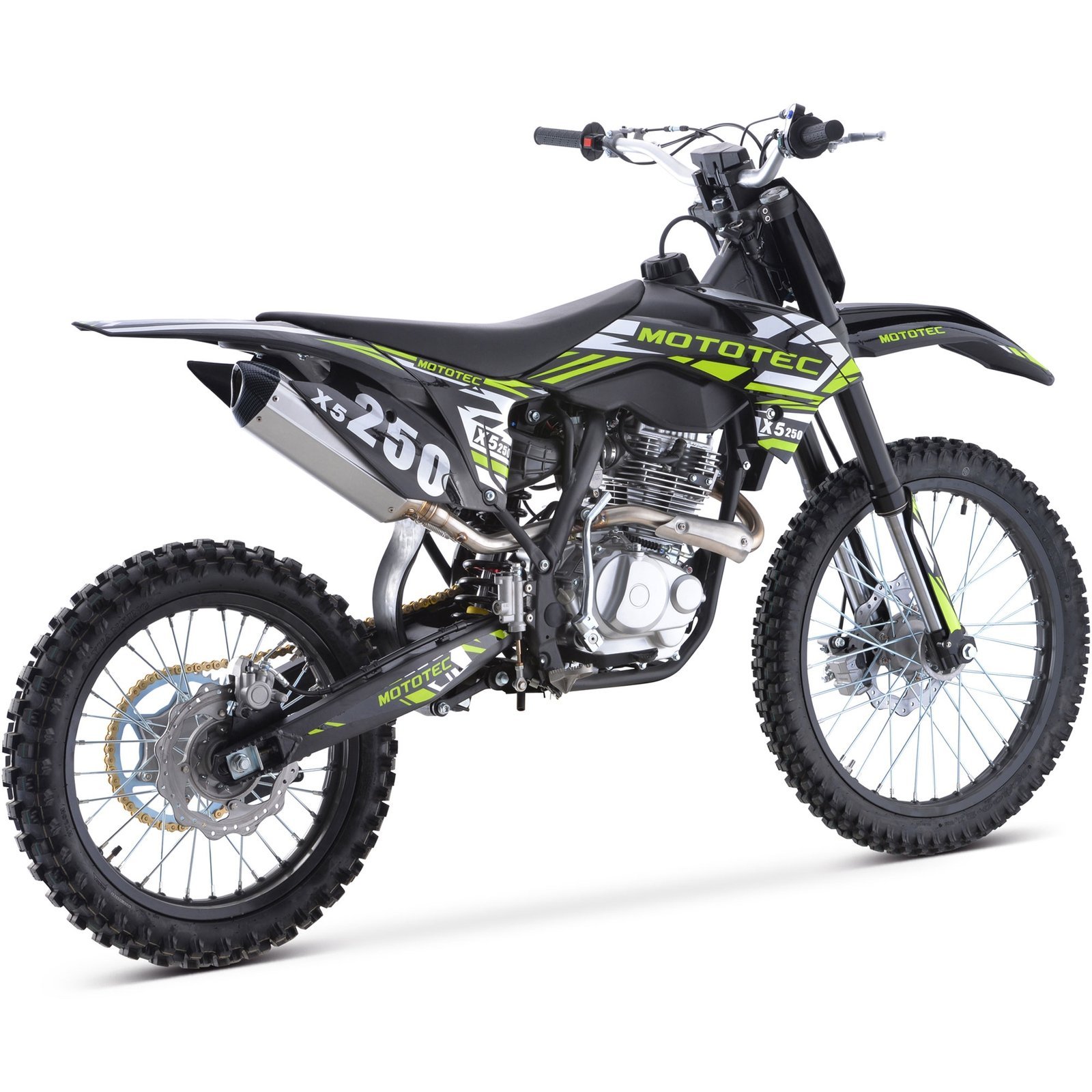 MotoTec X5 250cc 4-Stroke Gas Dirt Bike - Image 6
