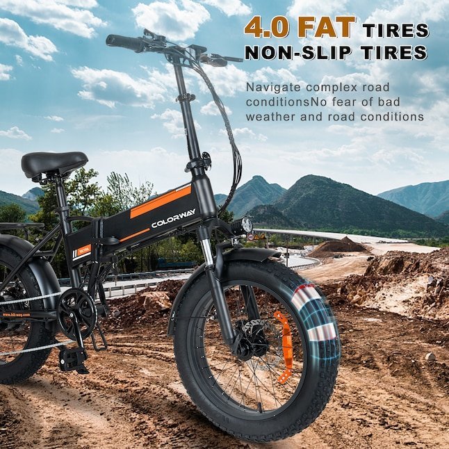 Colorway ORANGE Electric Bike - Image 3