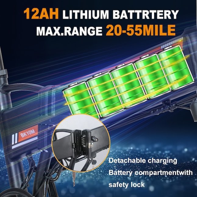 Colorway ORANGE Electric Bike - Image 7