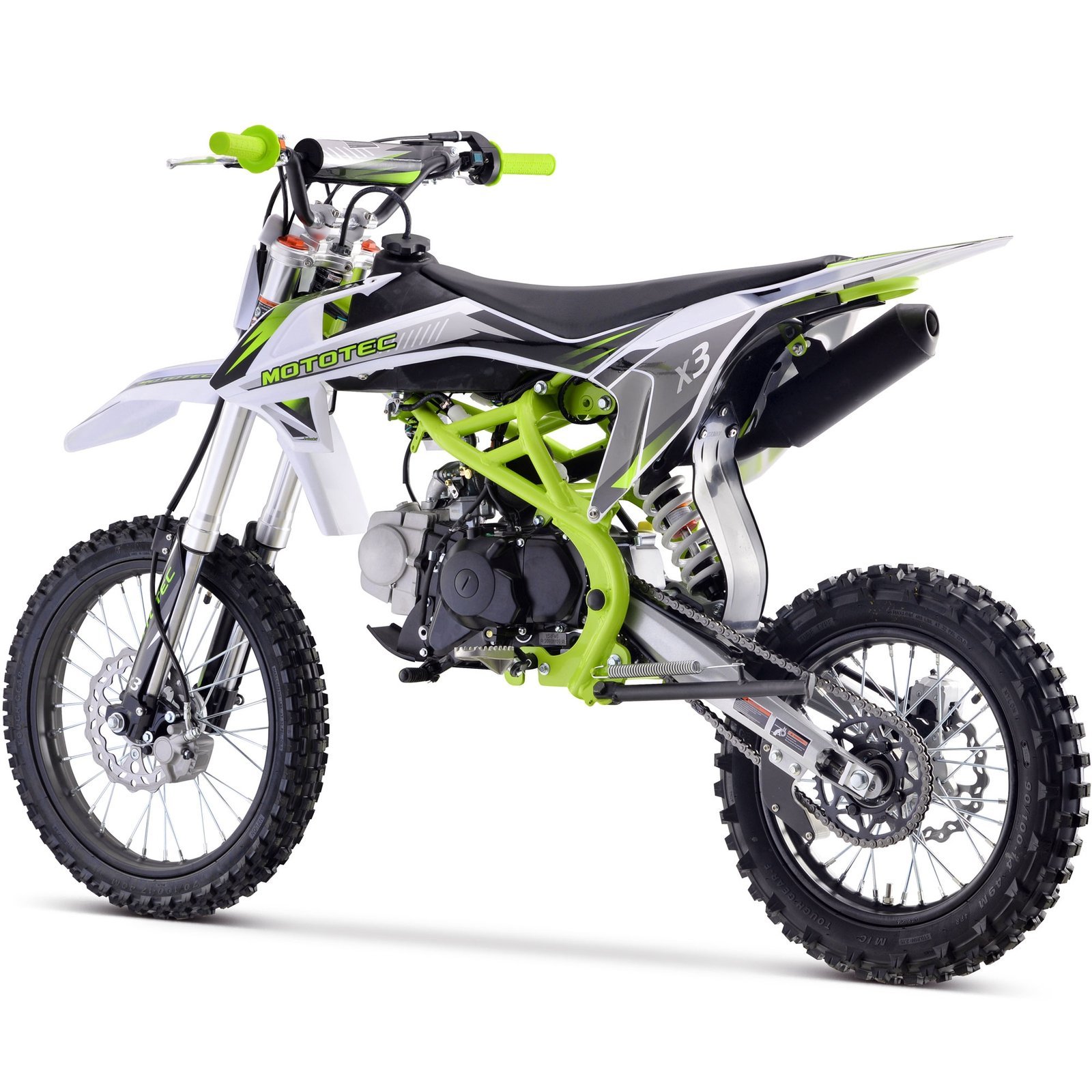 MotoTec X3 125cc 4-Stroke Gas Dirt Bike - Image 2