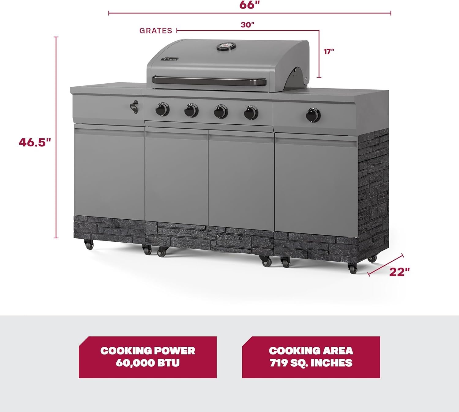 TYTUS Fresno Series 5 Burner Grill TDT-021 - Image 3