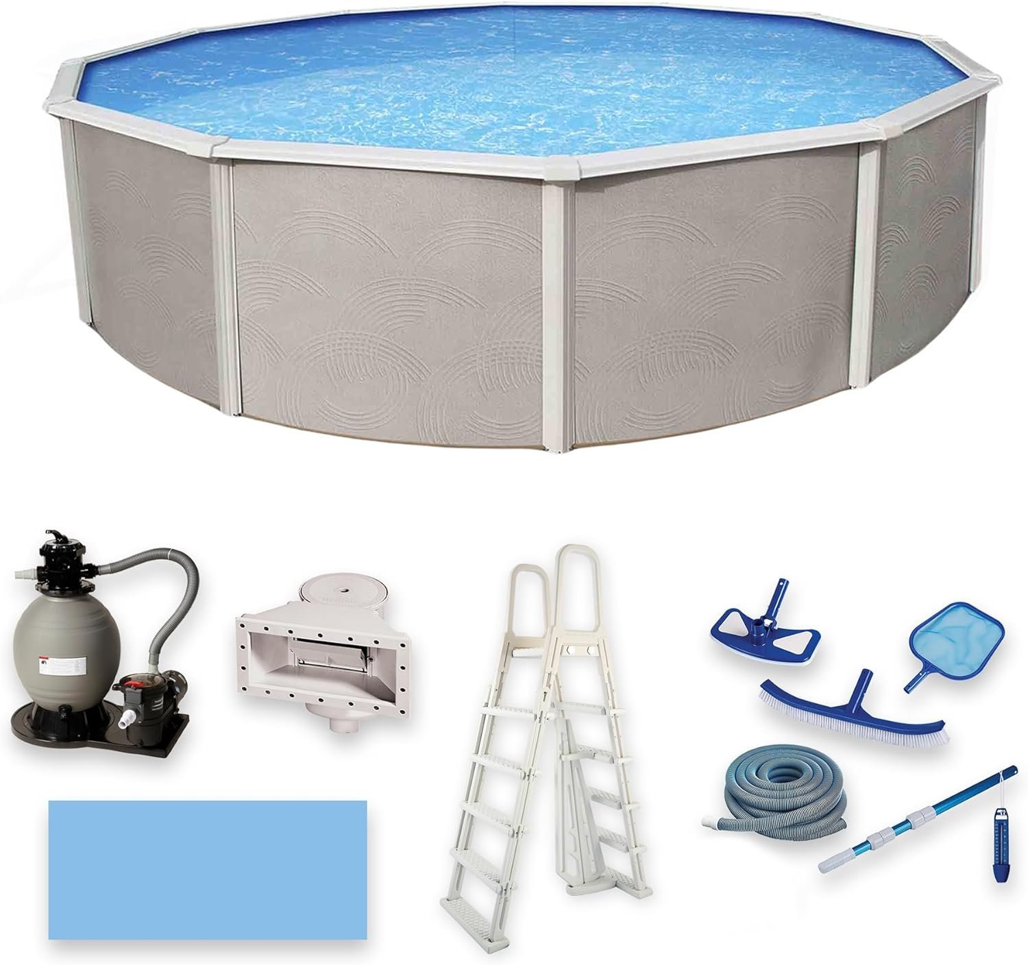 Blue Wave Belize 15′ Round Above Ground Pool