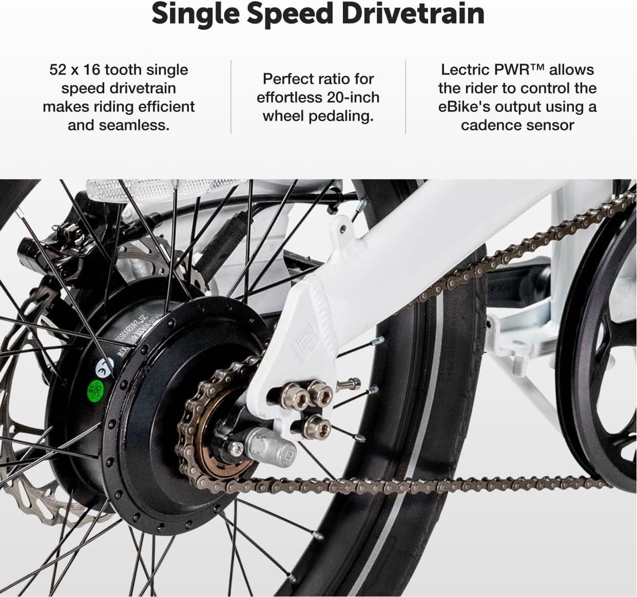 Lectric XP Lite Long-Range eBike Electric Commuter Bike - Image 3