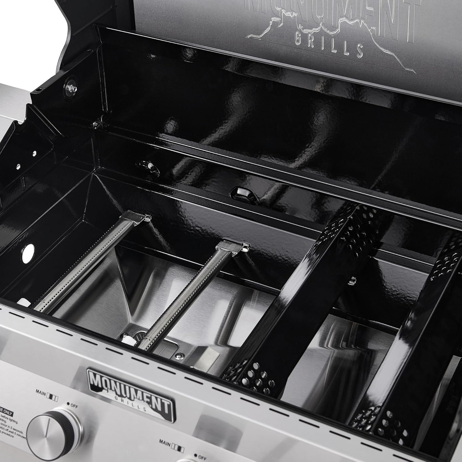 Monument Grills Eminence 405 |Tech Stainless Propane Gas Grill Eminence 405 & Cast Iron Cooking Plate - Image 3