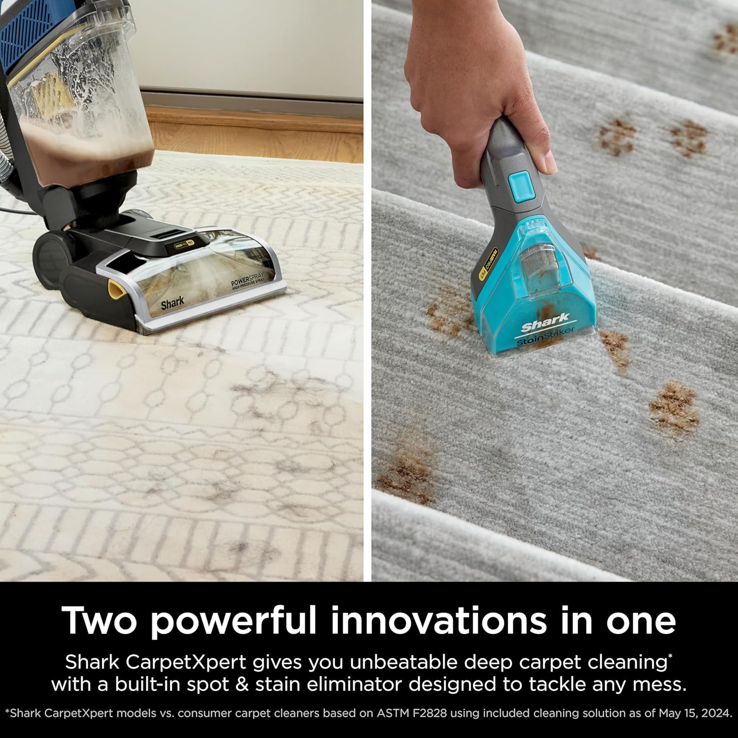 Shark CarpetXpert Carpet & Upholstery Cleaner with StainStriker, EX201 - Image 3