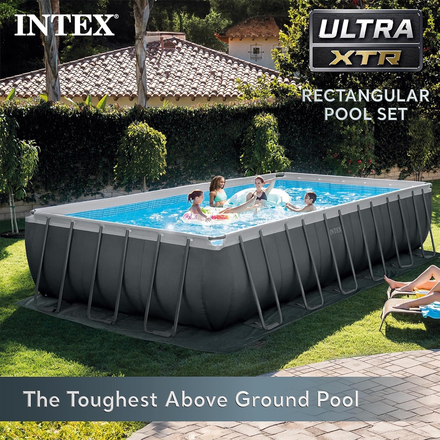 Intex Ultra XTR Rectangular Swimming Pool Set with Pump - Image 5