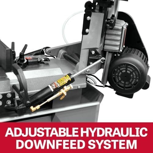 JET 7″ x 12″ Deluxe Horizontal/Vertical Bandsaw, 3/4 HP, 115/230V 1Ph (Model HVBS-712D) - Image 2