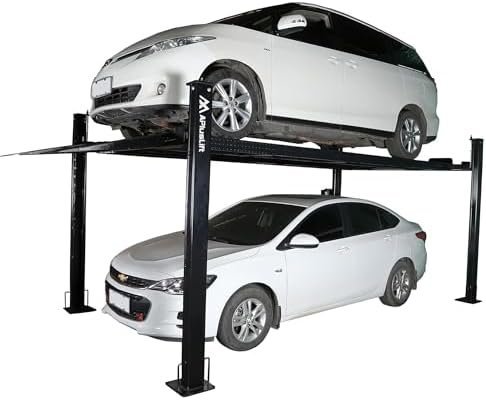 APlusLift HW-8S 8000LB 4-Post Portable Storage Service Car Lift / 3 Year Warranty - Image 8