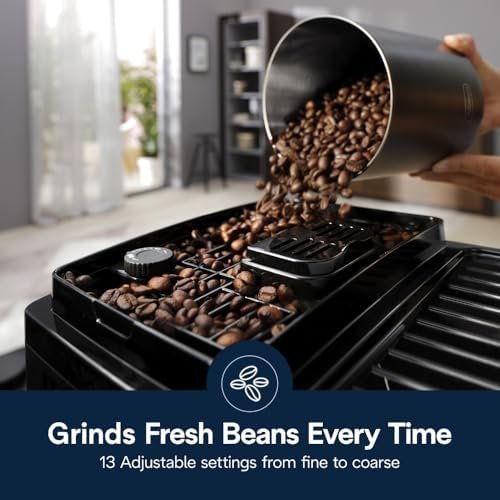 De’Longhi Magnifica Start Automatic Espresso Machine with Manual Milk Frother & Built in Grinder – 3 One-Touch Recipes, Easy-to-Clean, Home Barista Coffee Maker for Lattes, Cappuccino, Iced Coffee - Image 5